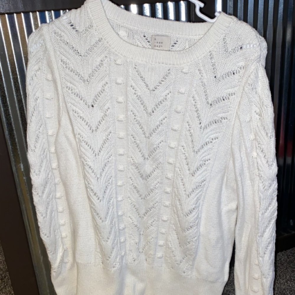 White Knit Sweater